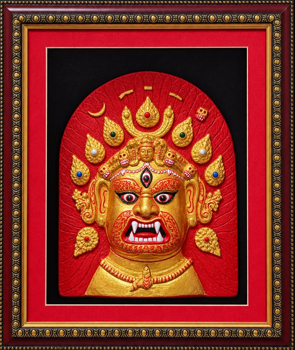 Swet Bhairav Large Frame